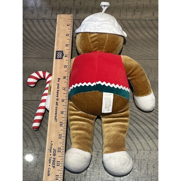 Vintage Target Gingerbread Boy Girl Set Plush 13" Christmas Doll 1990 Commonwea - Picture 5 of 8